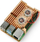 Kuti metalike JustPi DNG-16015 për Raspberry Pi 4B, 2 ventilatorë, ngjyrë ari