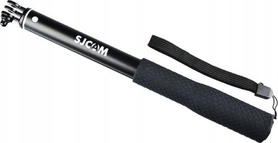 Monopod SJCAM për kamera sportive, 11–90 cm, stabilizues, ngjyrë e zezë
