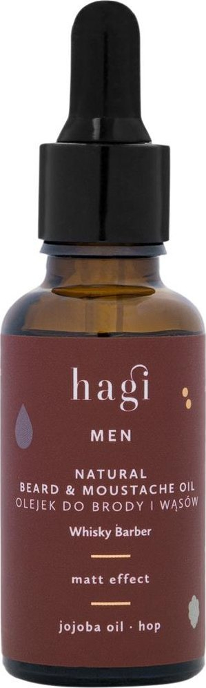 Масло за брада Hagi Cosmetics BEARD AND MOUSTACHE OIL, 30ml, за брада и мустаќи