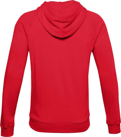 Bluzë me kapuç Under Armour Rival Fleece Hoodie për burra, me xhep kangur, e kuqe