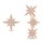 Set vathësh Brilio Silver EA780R