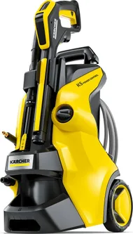 Lavastresë me presion Karcher K 5 Power EcoBooster, sistem Quick Connect, motor i ftohur me ujë, e verdhë