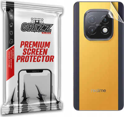 Film mbrojtës Grizz SatinSkin për Realme Narzo 70 Turbo, mbrapa, transparent