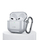 Mbrojtëse kufjesh Tech-Protect FlexAir për Apple AirPods 4, TPU, me karabinë, gri hiri