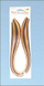 Shirita quilling kafe, 3 mm, 50 cm, 100 copë