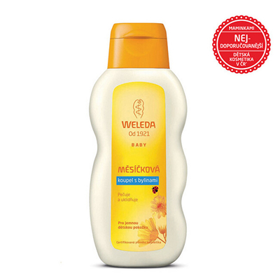 Losion për vaskë me Calendula dhe barishte Weleda, 200 ml