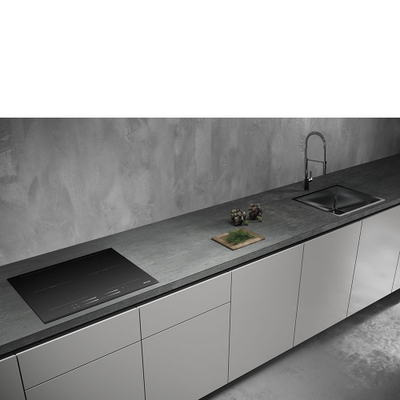 Pllakë gatimi SMEG SI2M7643B, 60cm, 7200 W, e zezë