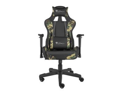 Karrige gaming Genesis NFG-1532, mbështetje koke, material tekstil, e zezë kamuflazh