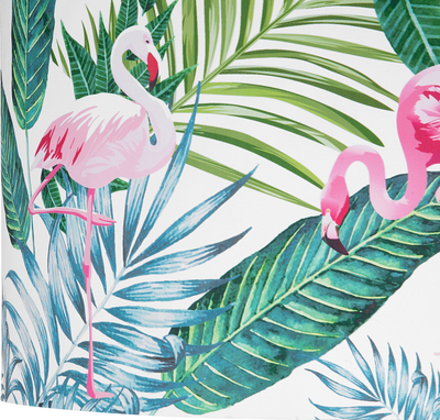 Lampë varëse Beliani Flamingo, cilindrike, me beze, shumëngjyrëshe