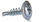 Vida vetëshpuese për dru SELF SCREW 4.2x19 mm, majë shpuse, set 30 copë, metalike