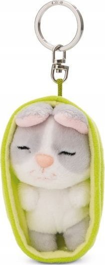 Varëse çelsash Sleeping Pets Bunny, 8cm, pelush, lepur gri