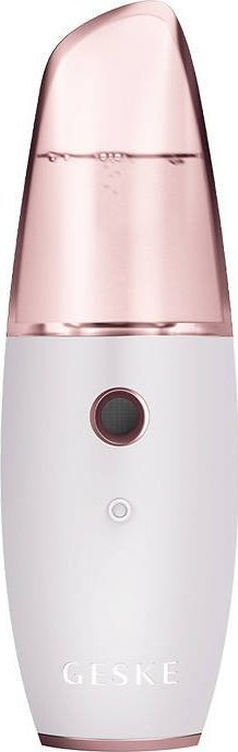 Уред за хидратација на лице Geske SmartAppGuided Facial Hydration Refresher 4 in 1, поврзување со апликација, ладна магла, бел