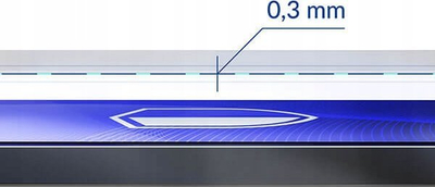Xham mbrojtës 3mk FlexibleGlass për Oukitel WP7, hibrid, 0.3mm, transparent