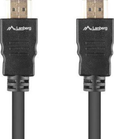 Kabllo HDMI Lanberg, 1 m, e zezë (CA-HDMI-15CC-0010-BK)