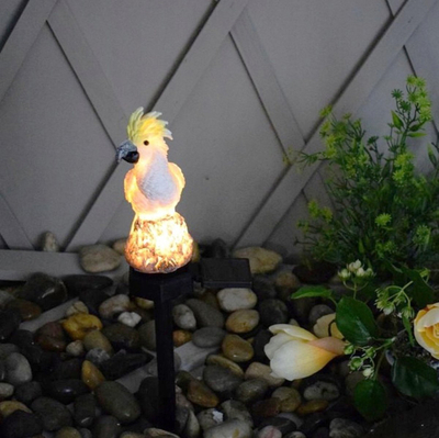 Lampë diellore për kopsht Aptel ZD50S, LED, me kunjë 42cm, e bardhë