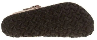 Sandale flip-flop Birkenstock Gizeh, lëkurë e vajosme, Regular Wide, Tobacco Brown