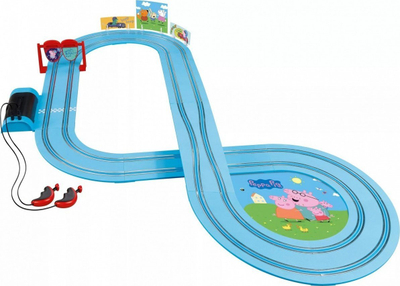 Pistë garash Carrera Peppa Pig Granprix për kalamaj, 2.4m