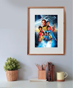 Puzzle Clementoni Star Trek VHS 3, 500 copa, 49 x 36 cm, shumëngjyrësh