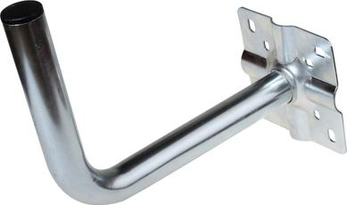 Mbajtëse muri për antenë TV, 10 cm, metal, gri