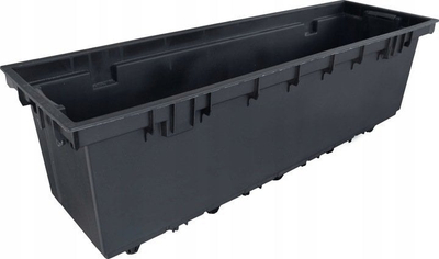 Vazo e naltë URBI CASE, 77 cm, plastike, e bardhë
