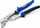 Klesta Unior Hypo 240 mm, mekanizëm vetërregullues, doreza ergonomike, gri