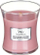 Qiri WoodWick Pressed Blooms &amp; Patchouli, medium hourglass, erë lulesh dhe patchouli, rozë