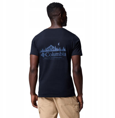 Bluze Columbia Rapid Ridge Back Graphic Tee II, për meshkuj, e zezë
