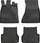 Tapete gome FROGUM No.77, për Audi A6 C7 2011-2018, set 4 copë, të zeza