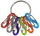 Brelok çelësash Nite Ize Keyring Plus, 6 karabinera plastikë, shumëngjyrësh