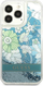 Kapak telefoni Guess GUHCP13LLFLSN, për iPhone 13 Pro / 13 6.1", Flower Liquid Glitter, jeshil