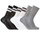 Çorape Under Armour Essential Crew, 6 palë në paketë, sportive, të zeza