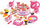 Set lodrash Bither Birthday Set Cutting Cake, 80 copa, tortë për tu pre, shumëngjyrësh