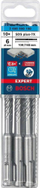 Set stërvitse goditse Bosch SDS plus 7X, 6x100x165mm, 10 copë