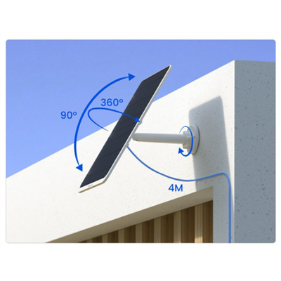 Соларен панел Reolink Solar Panel 3W, 12W, бел
