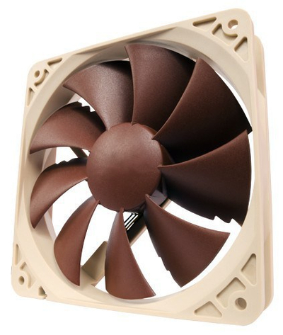 Ftohës Noctua NF-P12 PWM, 12 cm, i bronztë / i bardhë