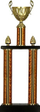 Kupë metalike Column 2087B, 55.5cm, ngjyrë ari