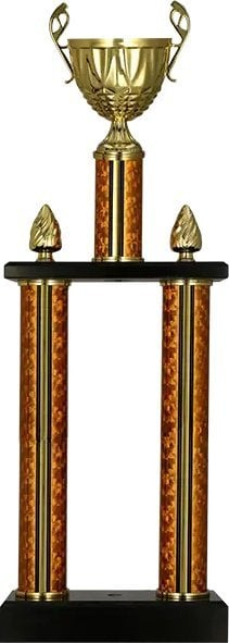 Kupë metalike Column 2087B, 55.5cm, ngjyrë ari