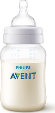 Biberon Philips Avent Anti colic, 260 ml, 1 muaj+, transparent