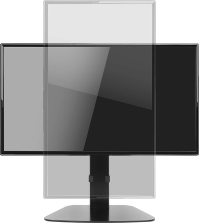 Mbajtëse tavoline Manhattan me piston gazi, për monitor 15\" 32\", VESA 75x75 100x100, e zezë