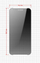 Xham mbrojtës telefoni GrizzGlass SecretGlass Easy, privatësi, 2 copë, i zi