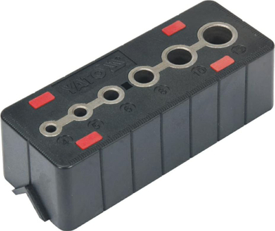 Mbajtës për shpim Yato YT-39700, 4/5/6/8/10/12mm, i zi