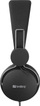 Kufje Sandberg MiniJack on-ear, me mikrofon te kablli, stereo, me kabllo 3.5mm, të zeza