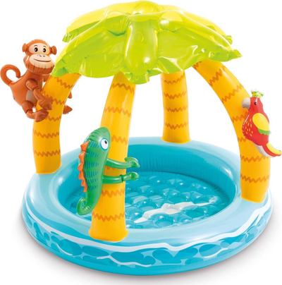 Dyshek notues Intex Pool Island, 102x86cm, për 1 person, shumëngjyrësh