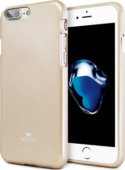 Maskë telefoni Mercury Jelly për iPhone 13, silikoni i butë, gold, ngjyrë ari