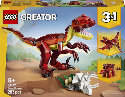 Lodër ndërtimi LEGO Fierce Dinosaur 31379, set dinosaur