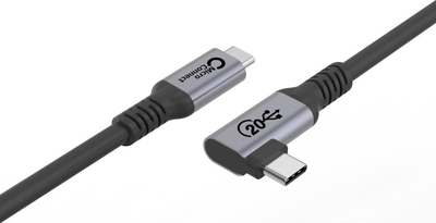 Kabllo USB C Microconnect USB3.2CC005-a, 0.5m, 20Gbps, e zezë