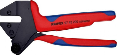 Presa krimpimi Knipex 97 43 200 A, 200mm, pa dies, pa kuti