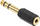 Adapter audio jack 6.3mm në 3.5mm, stereo, i artë