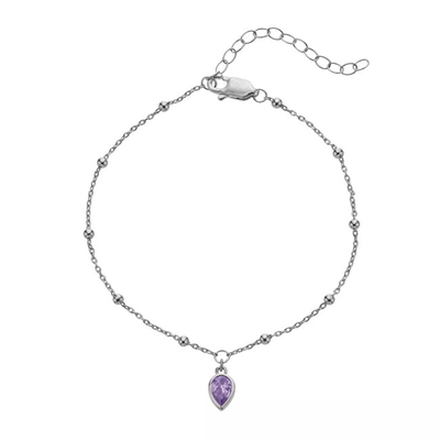 Byzylyk për femra Hot Diamonds Silver Whisper SWB026, i artë
