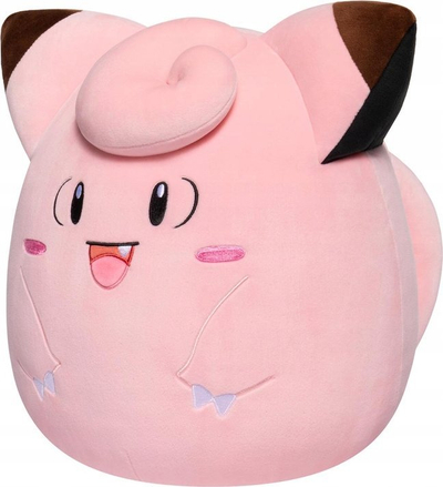 Lodër pelushi Squishmallows Pokemon Clefairy, 14", rozë